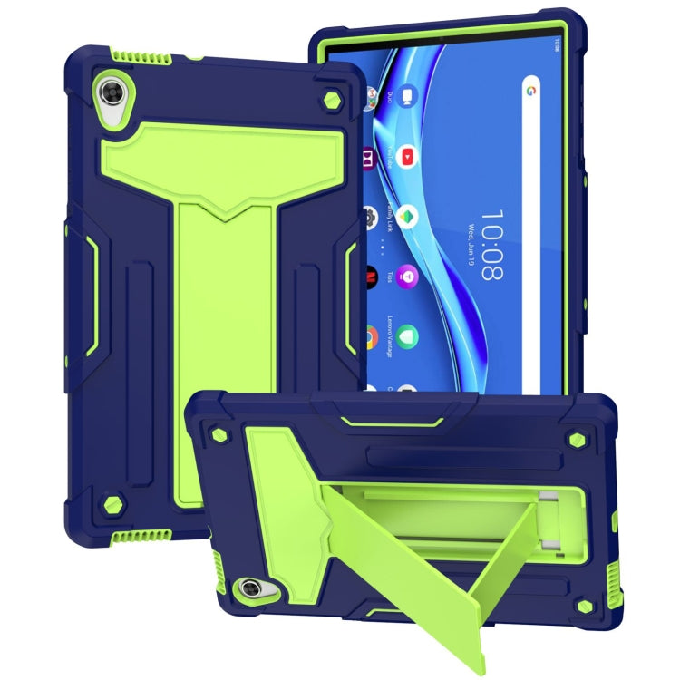 T-shaped Bracket Contrast Color Shockproof PC + Silicone Flat Protective Case, For Lenovo Tab M10 HD 2nd Gen TB-X306X, For Lenovo Tab P11 (Tab-J606F)