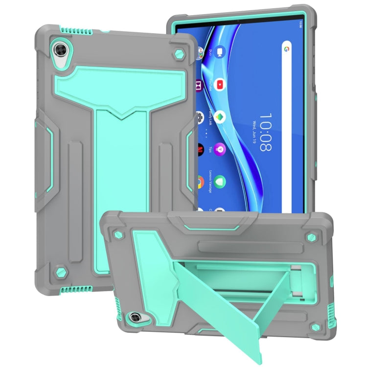 T-shaped Bracket Contrast Color Shockproof PC + Silicone Flat Protective Case, For Lenovo Tab M10 HD 2nd Gen TB-X306X, For Lenovo Tab P11 (Tab-J606F)