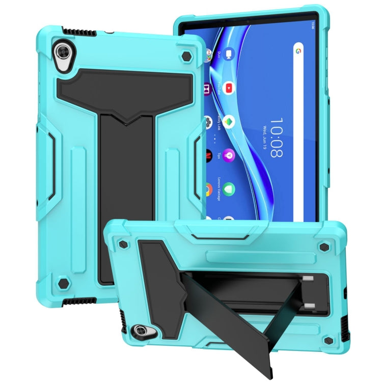 T-shaped Bracket Contrast Color Shockproof PC + Silicone Flat Protective Case, For Lenovo Tab M10 HD 2nd Gen TB-X306X, For Lenovo Tab P11 (Tab-J606F)