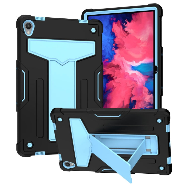 T-shaped Bracket Contrast Color Shockproof PC + Silicone Flat Protective Case, For Lenovo Tab M10 HD 2nd Gen TB-X306X, For Lenovo Tab P11 (Tab-J606F)
