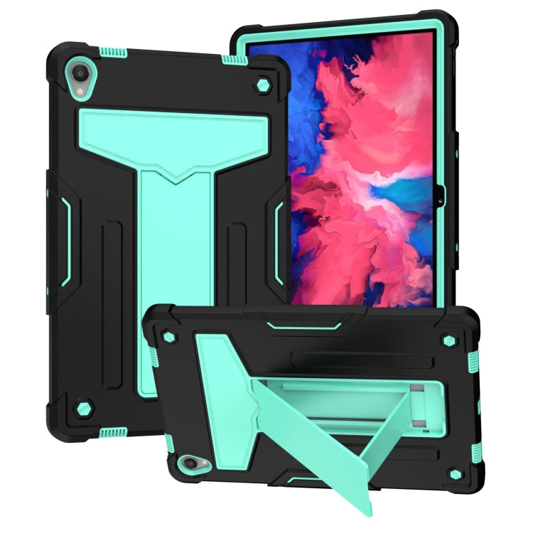 T-shaped Bracket Contrast Color Shockproof PC + Silicone Flat Protective Case, For Lenovo Tab M10 HD 2nd Gen TB-X306X, For Lenovo Tab P11 (Tab-J606F)