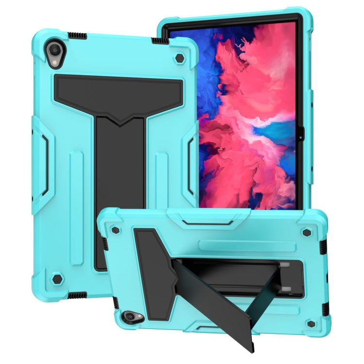 T-shaped Bracket Contrast Color Shockproof PC + Silicone Flat Protective Case, For Lenovo Tab M10 HD 2nd Gen TB-X306X, For Lenovo Tab P11 (Tab-J606F)