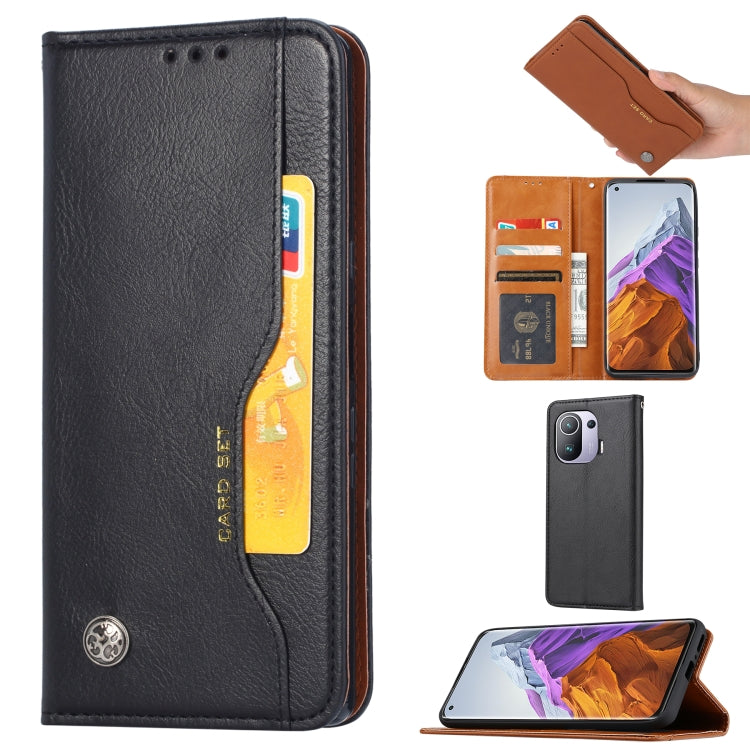 Knead Skin Texture Horizontal Flip Leather Case with Photo Frame & Holder & Card Slots & Wallet, For Xiaomi Mi 11 Pro, For Xiaomi Mi 11 Lite, For Samsung Galaxy S21 FE