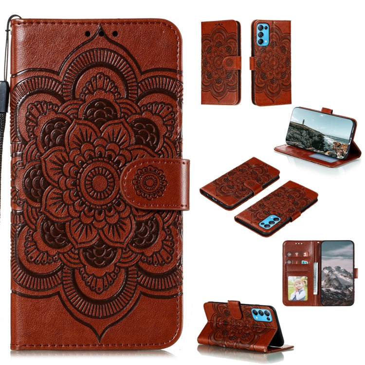 Mandala Embossing Pattern Horizontal Flip PU Leather Case with Holder & Card Slots & Walle & Lanyard, For Motorola Moto G Power (2021), For Nokia 1.4, For OPPO Reno5 5G / Find X3 Lite, For OPPO Reno5 Pro+ / Find X3 Neo, For OPPO Find X3 / Find X3 Pro  ...