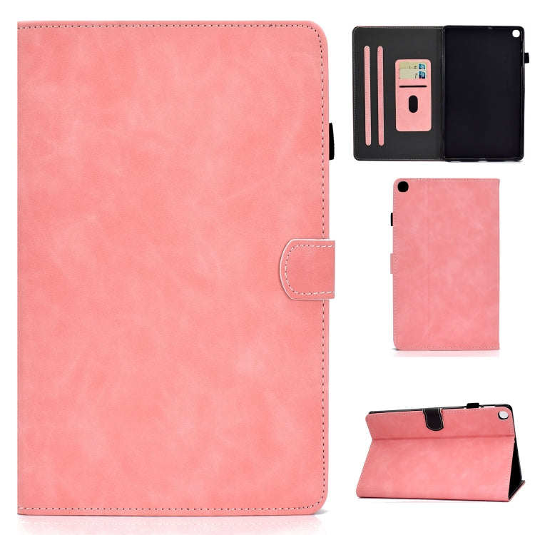 Cowhide Texture Horizontal Flip Leather Case with Holder & Card Slots & Pen Slot, For Samsung Galaxy Tab A7 Lite T220