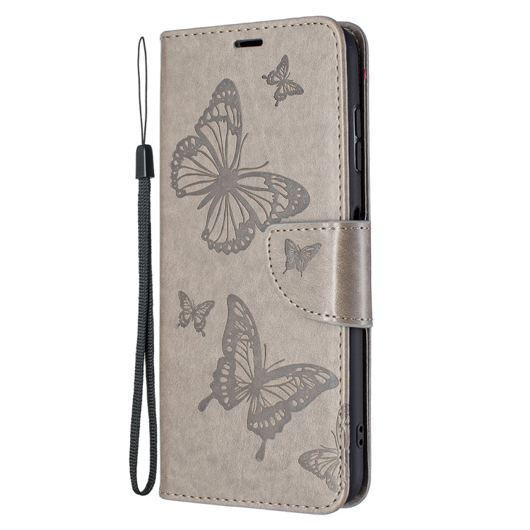 Embossing Two Butterflies Pattern Horizontal Flip PU Leather Case with Holder & Card Slot & Wallet & Lanyard, For Nokia G20, For Nokia 1.4, For Samsung Galaxy S21 FE