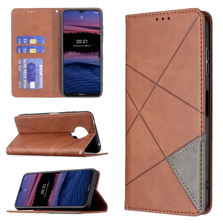Rhombus Texture Horizontal Flip Magnetic Leather Case with Holder & Card Slots & Wallet, For Samsung Galaxy S21 FE, For Nokia G20 / G10, For Nokia 1.4