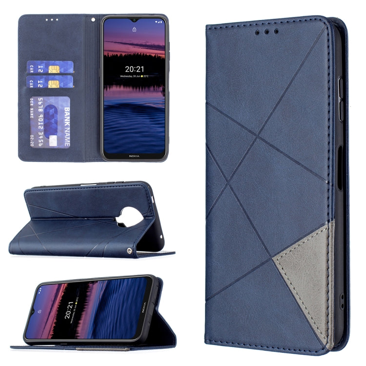 Rhombus Texture Horizontal Flip Magnetic Leather Case with Holder & Card Slots & Wallet, For Samsung Galaxy S21 FE, For Nokia G20 / G10, For Nokia 1.4