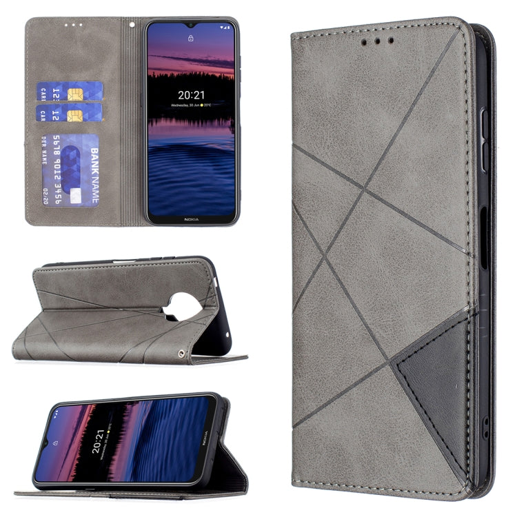 Rhombus Texture Horizontal Flip Magnetic Leather Case with Holder & Card Slots & Wallet, For Samsung Galaxy S21 FE, For Nokia G20 / G10, For Nokia 1.4