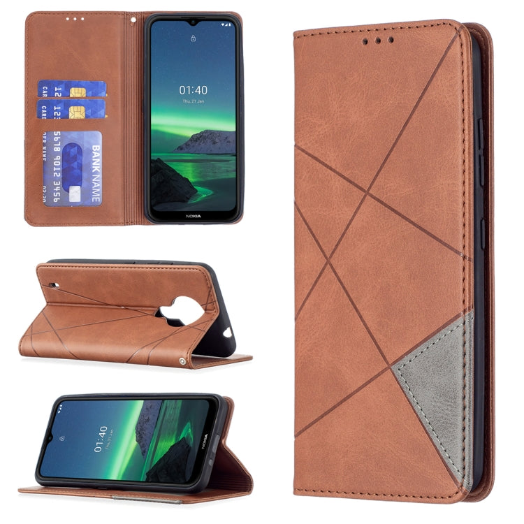 Rhombus Texture Horizontal Flip Magnetic Leather Case with Holder & Card Slots & Wallet, For Samsung Galaxy S21 FE, For Nokia G20 / G10, For Nokia 1.4