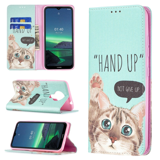 Colored Drawing Pattern Invisible Magnetic Horizontal Flip PU Leather Case with Holder & Card Slots & Wallet, For Nokia 1.4, For Samsung Galaxy S21 FE