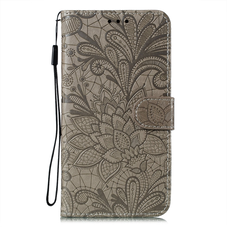 Lace Flower Embossing Pattern Horizontal Flip Leather Case with Holder & Card Slots & Wallet & Photo Frame, For Samsung Galaxy A22 4G, For Samsung Galaxy A22 5G, For Samsung Galaxy A82 5G, For Samsung Galaxy S21 FE, For Xiaomi Mi 11 Ultra