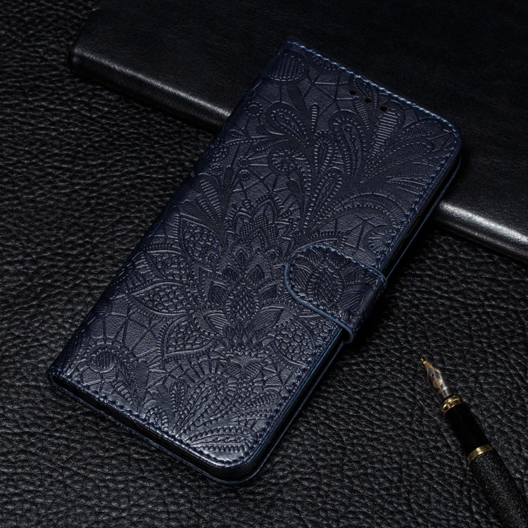Lace Flower Embossing Pattern Horizontal Flip Leather Case with Holder & Card Slots & Wallet & Photo Frame, For Samsung Galaxy A22 4G, For Samsung Galaxy A22 5G, For Samsung Galaxy A82 5G, For Samsung Galaxy S21 FE, For Xiaomi Mi 11 Ultra