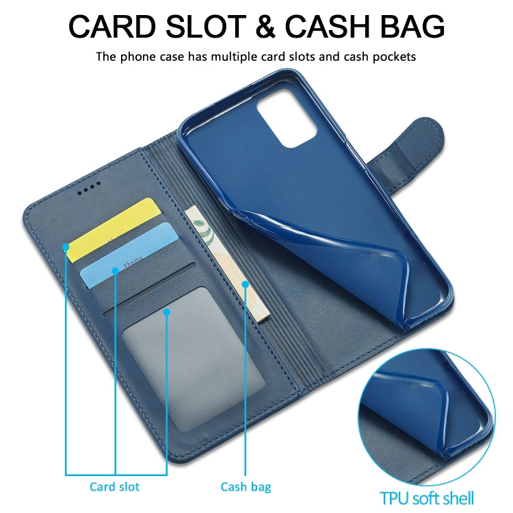 For OPPO F19 Pro / A94 5G LC.IMEEKE Calf Texture Horizontal Flip Leather Case with Holder & Card Slots & Wallet (Brown), For OPPO F19 Pro / A94 5G