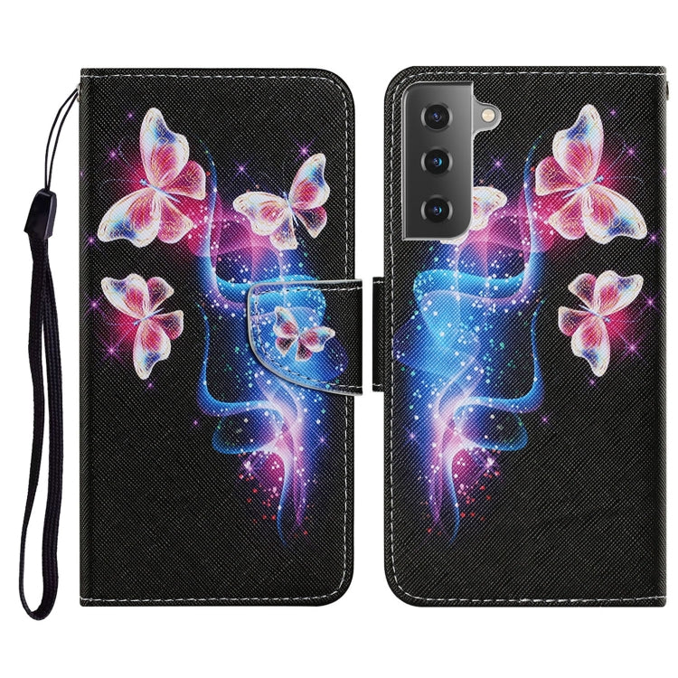 Coloured Drawing Pattern Horizontal Flip PU Leather Case with Holder & Card Slots & Wallet & Lanyard, For Samsung Galaxy A32 4G, For Samsung Galaxy S21 FE, For Xiaomi Redmi 9T
