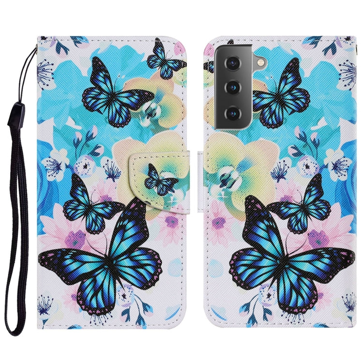 Coloured Drawing Pattern Horizontal Flip PU Leather Case with Holder & Card Slots & Wallet & Lanyard, For Samsung Galaxy A32 4G, For Samsung Galaxy S21 FE, For Xiaomi Redmi 9T