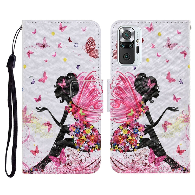 Coloured Drawing Pattern Horizontal Flip PU Leather Case with Holder & Card Slots & Wallet & Lanyard, For Xiaomi Redmi Note 10 4G, For Xiaomi Redmi Note 9T, For Xiaomi Redmi Note 10 Pro