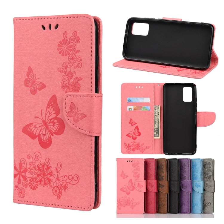 Butterflies Embossing Horizontal Flip Leather Case with Holder & Card Slots & Wallet, For Samsung Galaxy A02s (EU Version), For Samsung Galaxy A12 5G, For Samsung Galaxy A32 4G, For Samsung Galaxy A32 5G, For Samsung Galaxy A72 5G / 4G                 ...
