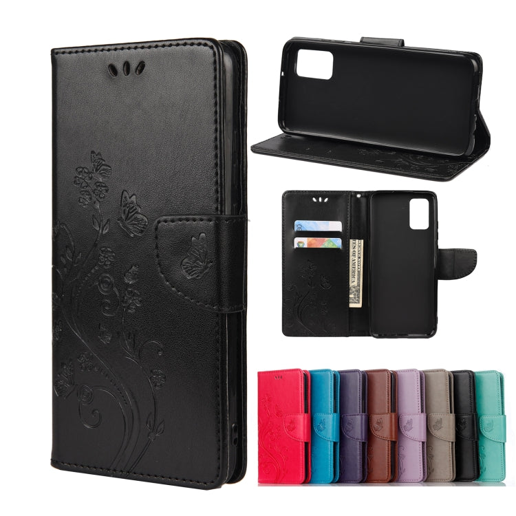 Butterfly Flower Pattern Horizontal Flip Leather Case with Holder & Card Slots & Wallet, For Samsung Galaxy A02s (EU Version), For Samsung Galaxy A12 5G, For Samsung Galaxy A32 4G, For Samsung Galaxy A32 5G, For Samsung Galaxy A72 5G / 4G              ...