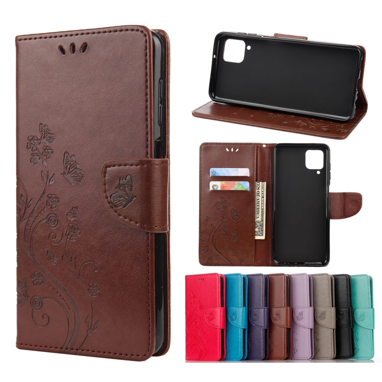 Butterfly Flower Pattern Horizontal Flip Leather Case with Holder & Card Slots & Wallet, For Samsung Galaxy A02s (EU Version), For Samsung Galaxy A12 5G, For Samsung Galaxy A32 4G, For Samsung Galaxy A32 5G, For Samsung Galaxy A72 5G / 4G              ...