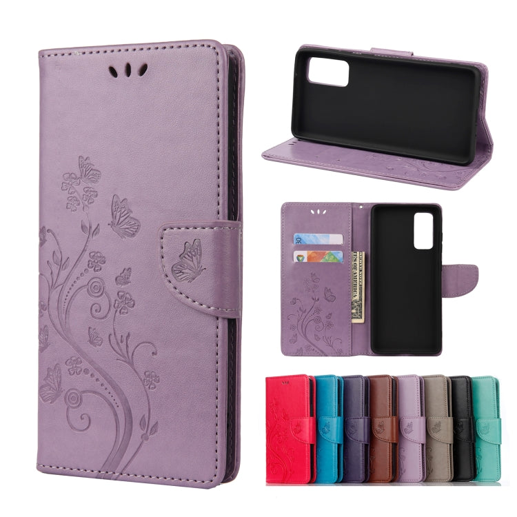 Butterfly Flower Pattern Horizontal Flip Leather Case with Holder & Card Slots & Wallet, For Samsung Galaxy A02s (EU Version), For Samsung Galaxy A12 5G, For Samsung Galaxy A32 4G, For Samsung Galaxy A32 5G, For Samsung Galaxy A72 5G / 4G              ...