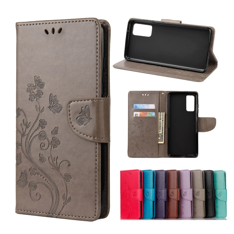 Butterfly Flower Pattern Horizontal Flip Leather Case with Holder & Card Slots & Wallet, For Samsung Galaxy A02s (EU Version), For Samsung Galaxy A12 5G, For Samsung Galaxy A32 4G, For Samsung Galaxy A32 5G, For Samsung Galaxy A72 5G / 4G              ...
