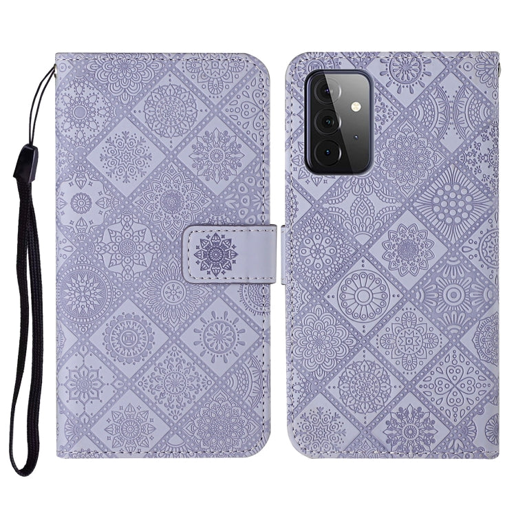 Ethnic Style Embossed Pattern Horizontal Flip Leather Case with Holder & Card Slots & Wallet & Lanyard, For Samsung Galaxy S21 FE, For Samsung Galaxy A52 5G / 4G, For Samsung Galaxy A72 5G / 4G, For Samsung Galaxy A22  4G, For Samsung Galaxy A22  5G   ...