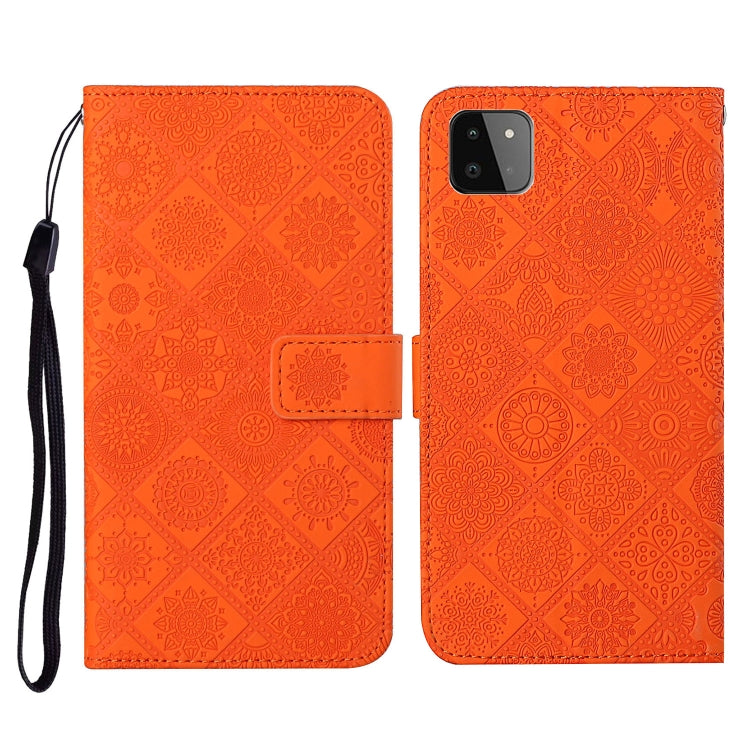 Ethnic Style Embossed Pattern Horizontal Flip Leather Case with Holder & Card Slots & Wallet & Lanyard, For Samsung Galaxy S21 FE, For Samsung Galaxy A52 5G / 4G, For Samsung Galaxy A72 5G / 4G, For Samsung Galaxy A22  4G, For Samsung Galaxy A22  5G   ...