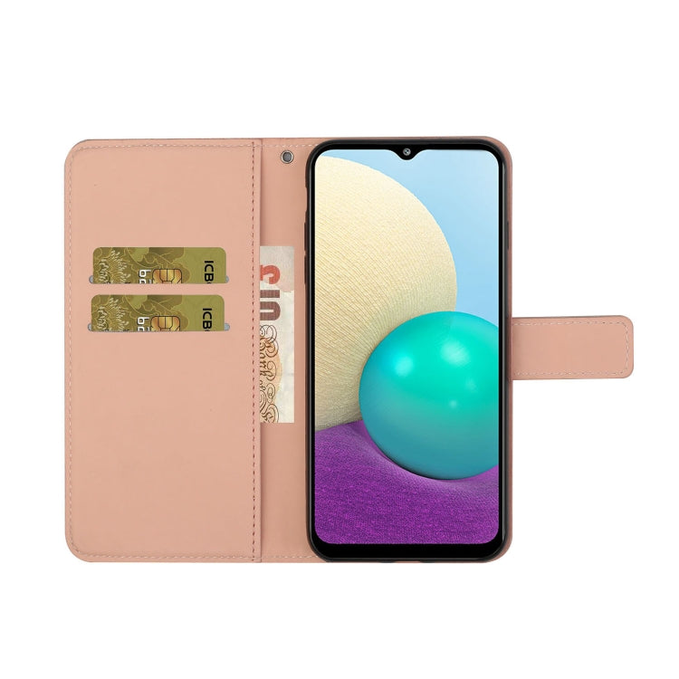 Ethnic Style Embossed Pattern Horizontal Flip Leather Case with Holder & Card Slots & Wallet & Lanyard, For Samsung Galaxy A02, For Samsung Galaxy A02s EU Version