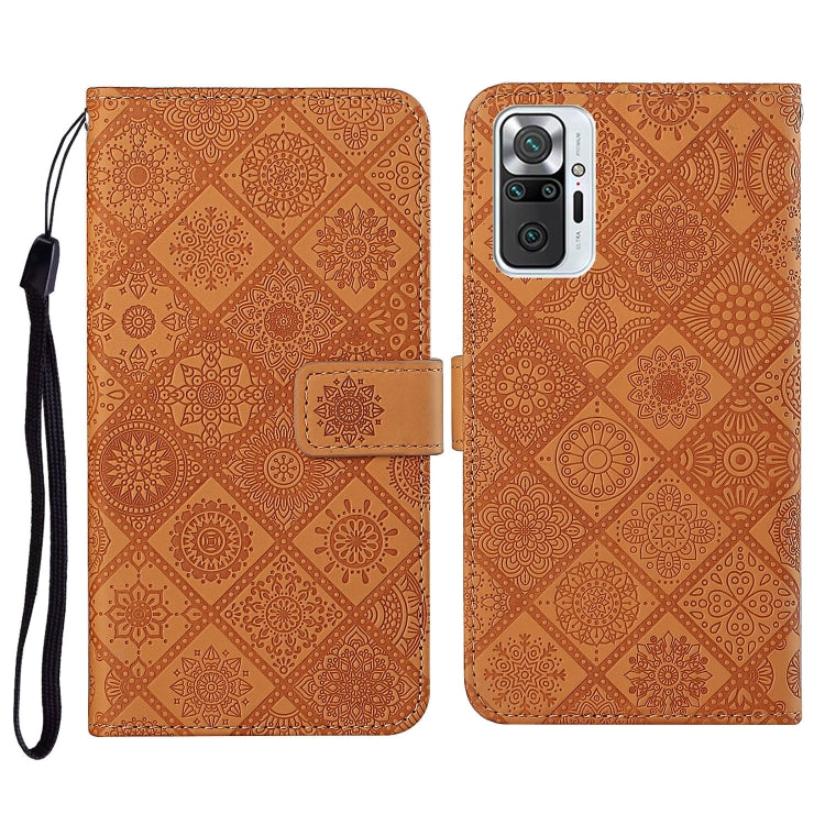 Ethnic Style Embossed Pattern Horizontal Flip Leather Case with Holder & Card Slots & Wallet & Lanyard, For Samsung Galaxy A32  5G, For Xiaomi Redmi Note 10 4G, For Xiaomi Redmi Note 10 Pro, For Xiaomi Redmi 9T, For Xiaomi Redmi Note 9T, For vivo Y20