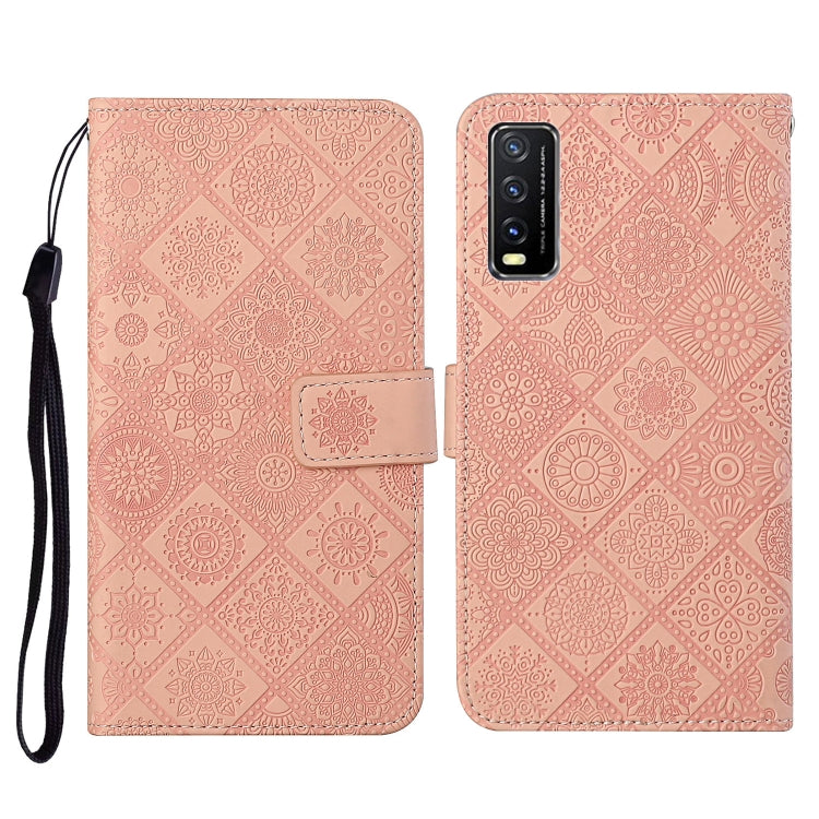 Ethnic Style Embossed Pattern Horizontal Flip Leather Case with Holder & Card Slots & Wallet & Lanyard, For Samsung Galaxy A32  5G, For Xiaomi Redmi Note 10 4G, For Xiaomi Redmi Note 10 Pro, For Xiaomi Redmi 9T, For Xiaomi Redmi Note 9T, For vivo Y20