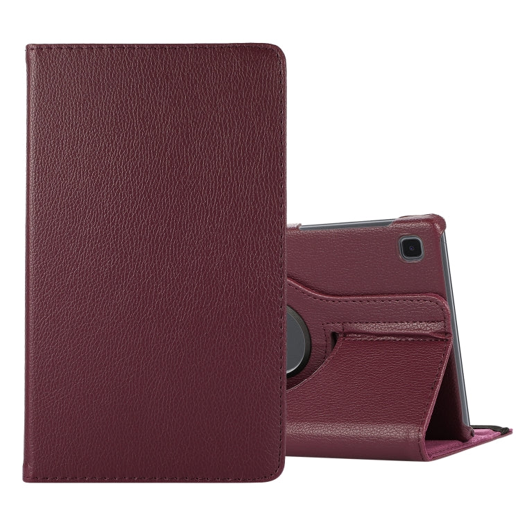 For Samsung Galaxy A7 Lite T220 360 Degree Rotation Litchi Texture Flip Leather Case with Holder, For Samsung Galaxy A7 Lite