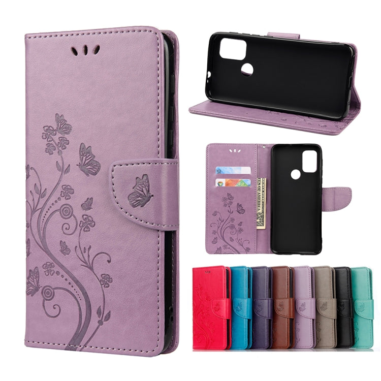 Butterfly Flower Pattern Horizontal Flip Leather Case with Holder & Card Slots & Wallet, For Motorola Moto G30, For Nokia 5.4, For Xiaomi Redmi Note 10 Pro, For Xiaomi Redmi Note 10 5G, For Xiaomi Redmi Note 10 / Note 10s, For Xiaomi Poco F3