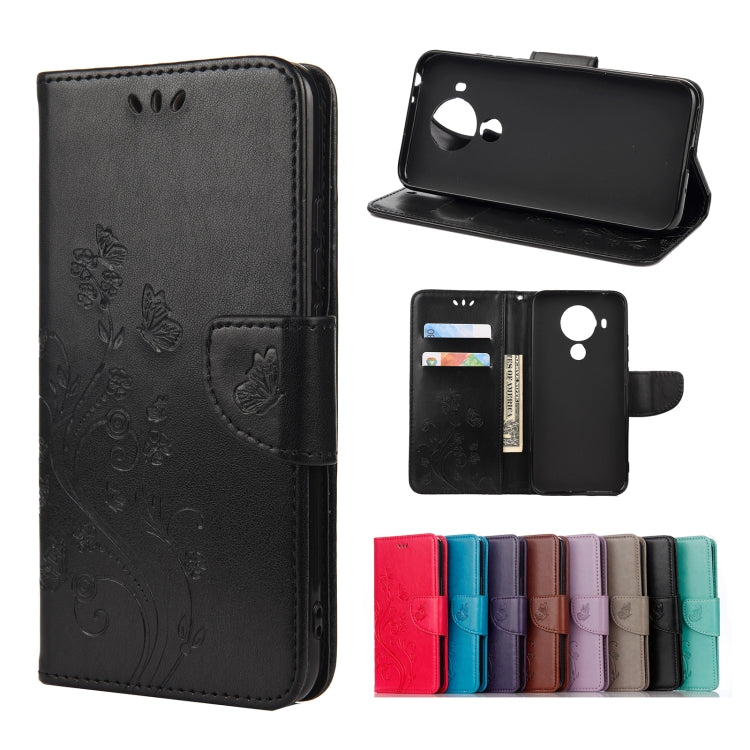Butterfly Flower Pattern Horizontal Flip Leather Case with Holder & Card Slots & Wallet, For Motorola Moto G30, For Nokia 5.4, For Xiaomi Redmi Note 10 Pro, For Xiaomi Redmi Note 10 5G, For Xiaomi Redmi Note 10 / Note 10s, For Xiaomi Poco F3