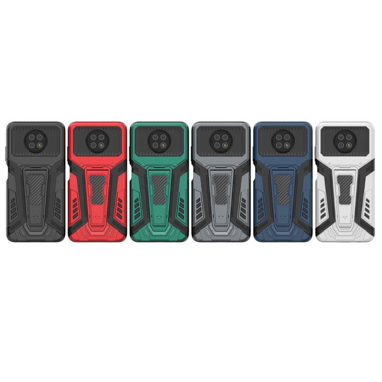 War Chariot Series Armor All-inclusive Shockproof PC + TPU Protective Case with Invisible Holder, For Xiaomi Redmi Note 9 5G, For Xiaomi Redmi Note 9S, For Samsung Galaxy S21+ 5G