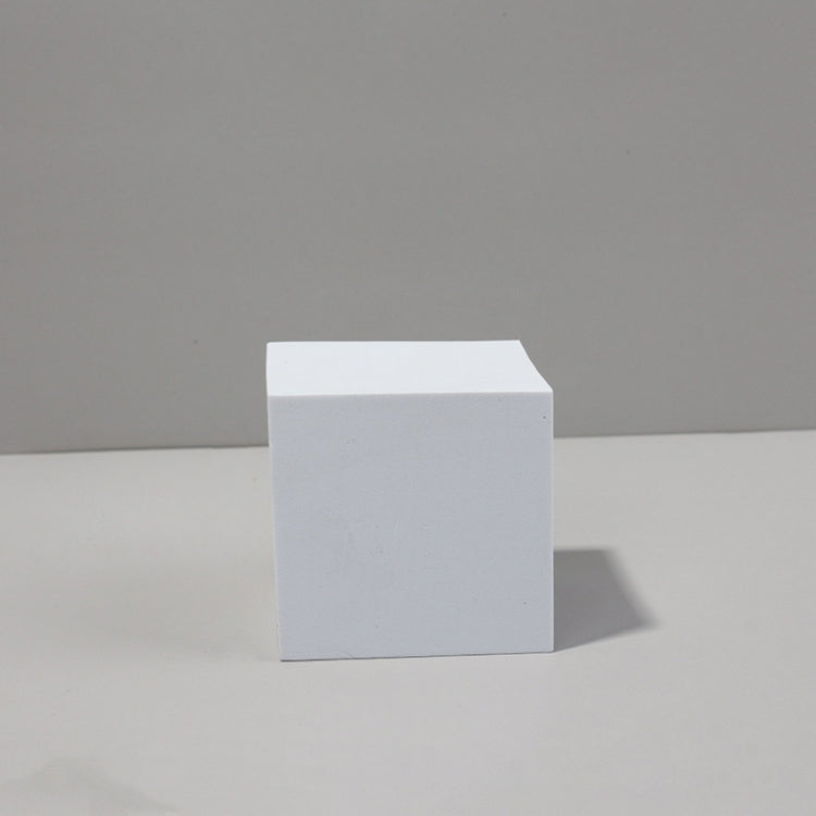 Geometric Cube Solid Color Photography Photo Background Table Shooting Foam Props, 7cm Round Ball + 5cm Round Ball, 7 x 7 x 6cm Cuboid, Cube Embedded Combo Kits, Cuboid Door Combo Kits