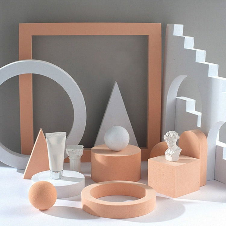 Geometric Cube Solid Color Photography Photo Background Table Shooting Foam Props, 2 x Door Combo Kits, Cuboid Doo, 10 x 6cm Cylinder, Ladder Combo Kits, 7.6 x 6cm Cylinder, Round Combo Kits, 18 x 2cm Hexagon, 2 x Triangles Combo Kits