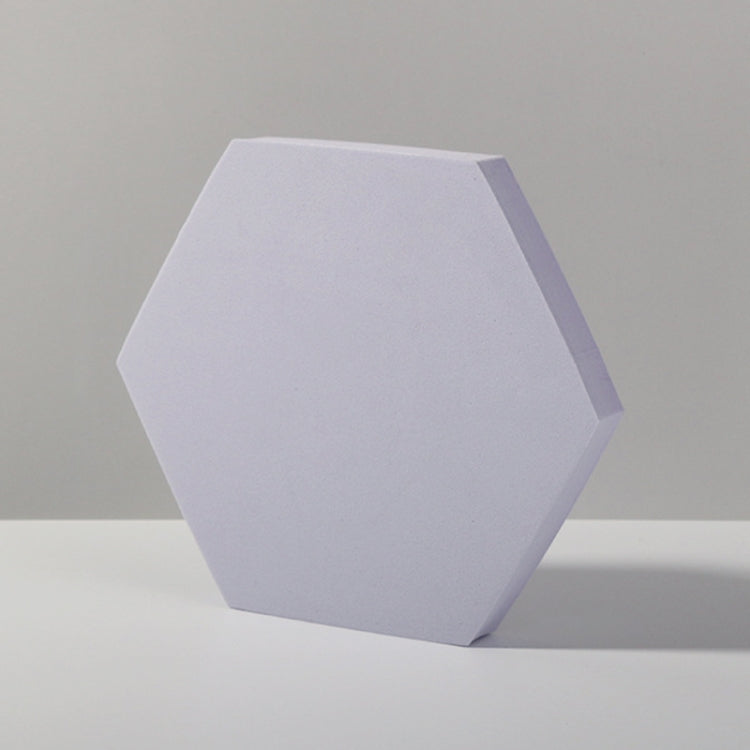 Geometric Cube Solid Color Photography Photo Background Table Shooting Foam Props, Round Combo Kits, 18 x 2cm Hexagon, 2 x Triangles Combo Kits, Cuboid Door Combo Kits