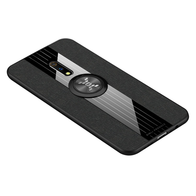 XINLI Stitching Cloth Textue Shockproof TPU Protective Case with Ring Holder, For OPPO Realme X / K3, For OPPO Realme X Lite, For OPPO Reno, For OPPO Reno 2, For OPPO Reno Z