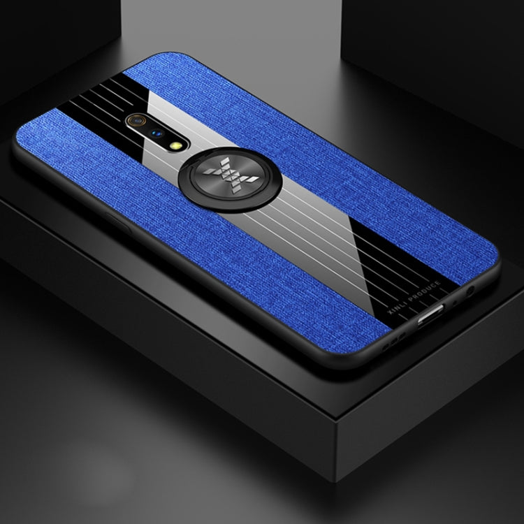 XINLI Stitching Cloth Textue Shockproof TPU Protective Case with Ring Holder, For OPPO Realme X / K3, For OPPO Realme X Lite, For OPPO Reno, For OPPO Reno 2, For OPPO Reno Z