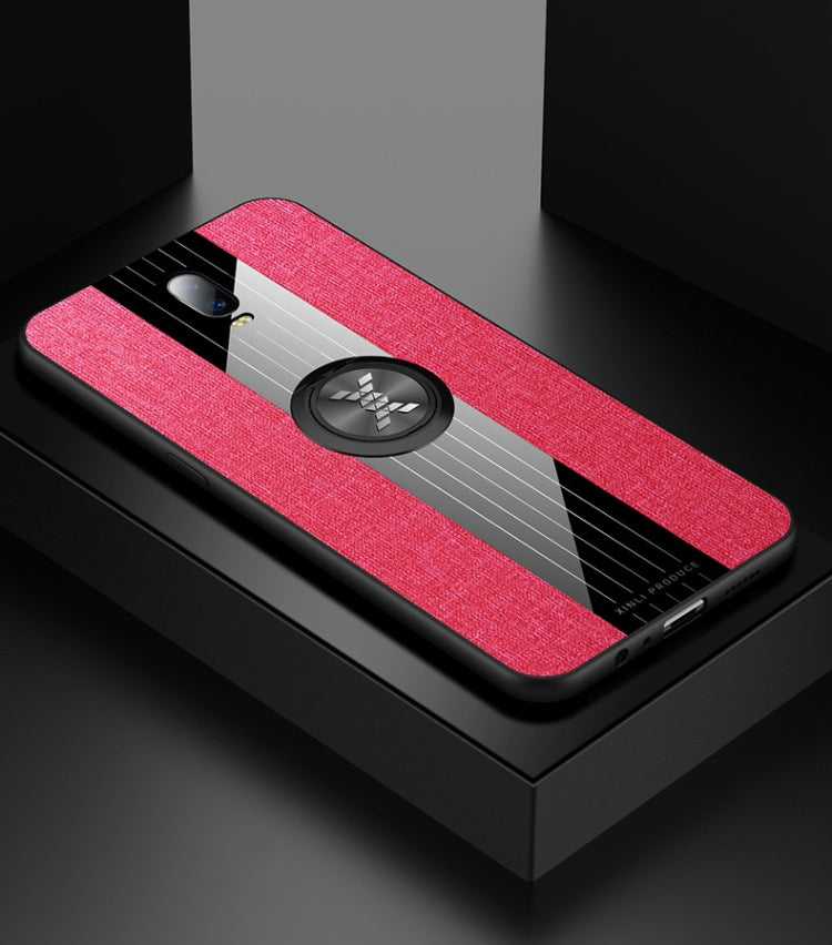 XINLI Stitching Cloth Textue Shockproof TPU Protective Case with Ring Holder, For OPPO Realme X / K3, For OPPO Realme X Lite, For OPPO Reno, For OPPO Reno 2, For OPPO Reno Z