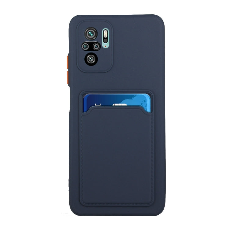 Card Slot Design Shockproof TPU Protective Case, For Xiaomi Redmi Note 10, For Xiaomi Redmi Note 10 5G, For Xiaomi Redmi Note 10 Pro