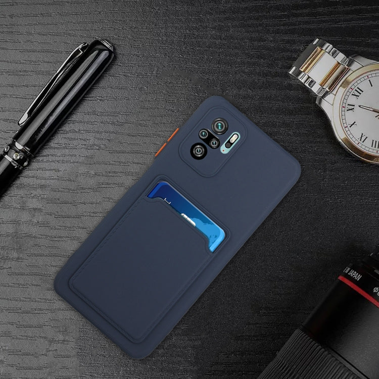 Card Slot Design Shockproof TPU Protective Case, For Xiaomi Redmi Note 10, For Xiaomi Redmi Note 10 5G, For Xiaomi Redmi Note 10 Pro