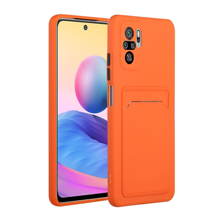 Card Slot Design Shockproof TPU Protective Case, For Xiaomi Redmi Note 10, For Xiaomi Redmi Note 10 5G, For Xiaomi Redmi Note 10 Pro