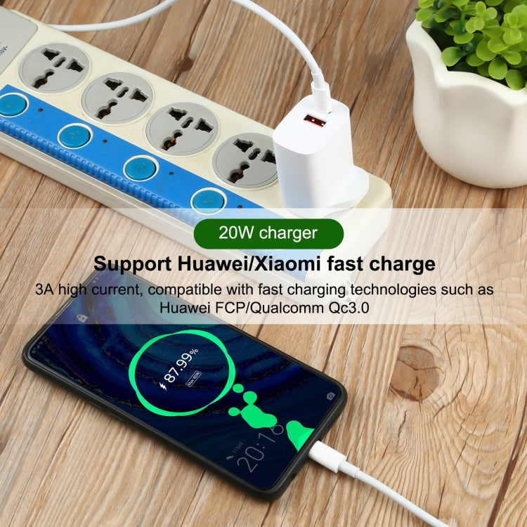 20W USB-C / Type-C + USB Ports Charger with 100W Type-C to Type-C Fast Charging Cable, 1m Type-C to Type-C, UK Plug, 1m Type-C to Type-C, US Plug, 1m Type-C to Type-C, EU Plug, 2m Type-C to Type-C, UK Plug, 2m Type-C to Type-C, US Plug                 ...
