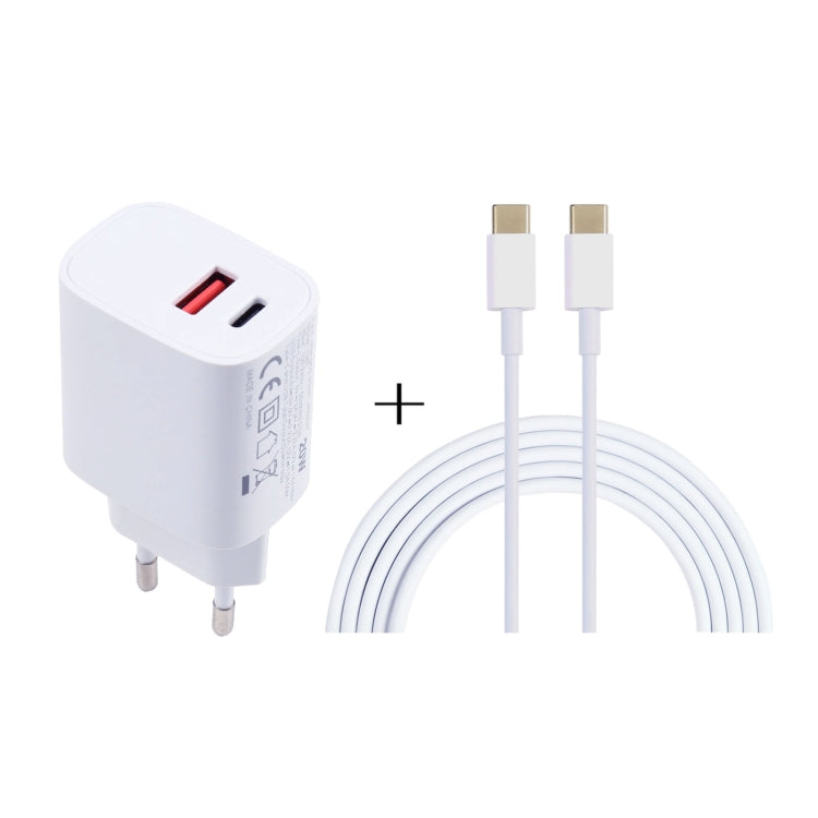 20W USB-C / Type-C + USB Ports Charger with 100W Type-C to Type-C Fast Charging Cable, 1m Type-C to Type-C, UK Plug, 1m Type-C to Type-C, US Plug, 1m Type-C to Type-C, EU Plug, 2m Type-C to Type-C, UK Plug, 2m Type-C to Type-C, US Plug                 ...