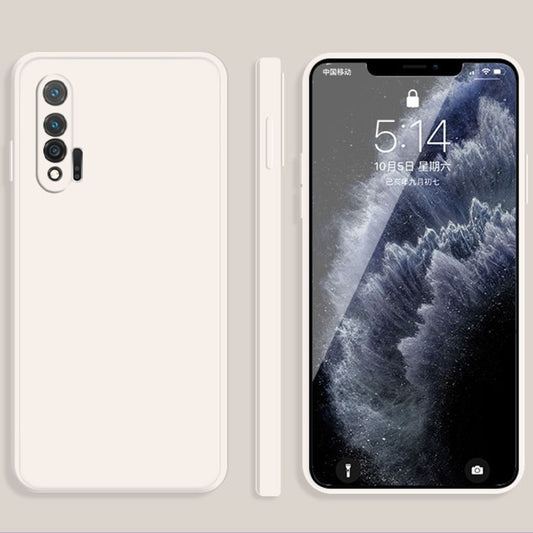 Solid Color Imitation Liquid Silicone Straight Edge Dropproof Full Coverage Protective Case, For Huawei nova 6 5G, For Huawei nova 6 SE / 7i, For Huawei nova 7 5G, For Huawei nova 7 Pro 5G, For Huawei nova 7 SE
