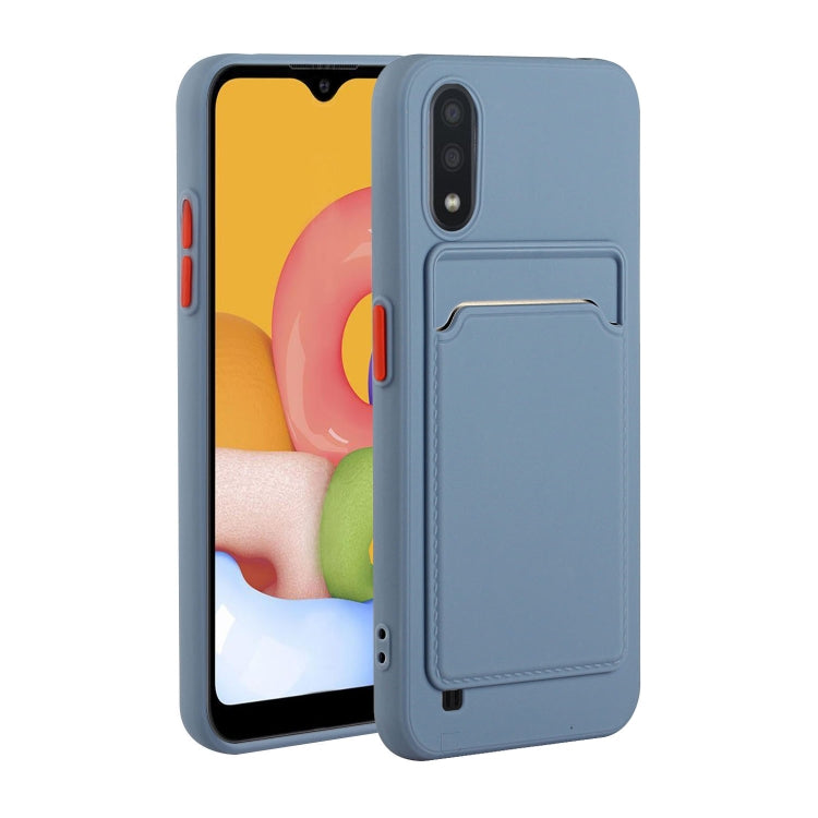 Card Slot Design Shockproof TPU Protective, For Samsung Galaxy A01, For Samsung Galaxy A02, For Samsung Galaxy A12 5G, For Samsung Galaxy A32 4G