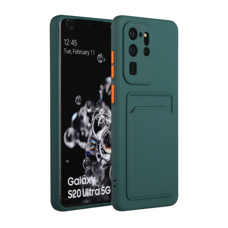 Card Slot Design Shockproof TPU Protective, For Samsung Galaxy S20+, For Samsung Galaxy S20 Ultra, For Samsung Galaxy S20 FE, For Samsung Galaxy S21 5G