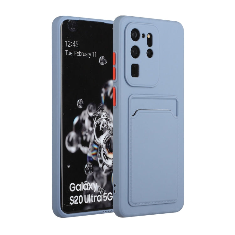 Card Slot Design Shockproof TPU Protective, For Samsung Galaxy S20+, For Samsung Galaxy S20 Ultra, For Samsung Galaxy S20 FE, For Samsung Galaxy S21 5G